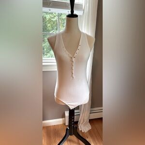 Zara V neck tank bodysuit